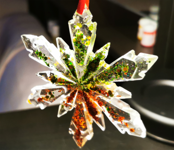 Christmas star pendant for Christmas tree